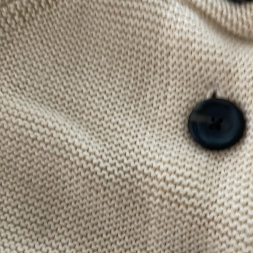 Banana Republic Cream Button-Up Wool Cardigan - Picture 7 of 8